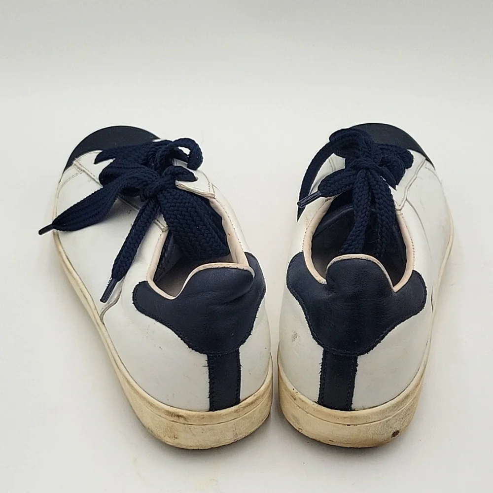 Moncler Angeline Leather/Canvas Sneakers size 38 - Picture 3 of 7